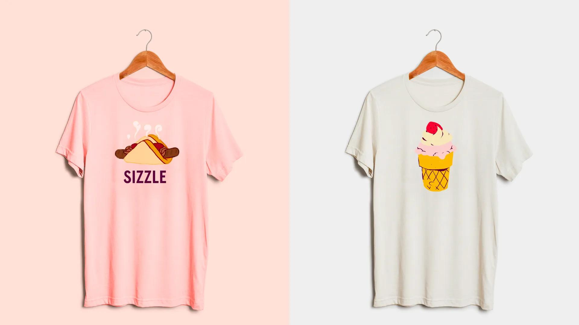 Quirky T-Shirt designs for Brisbane brand