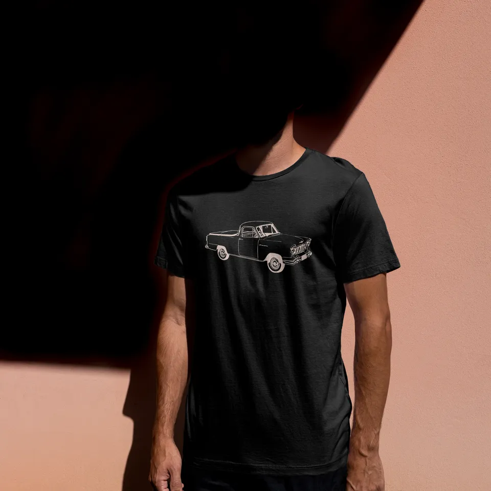 Illustrative T-shirt design for the Trails brand